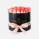 Buy Rose Flowers Online "Peach" in Medium Black Box