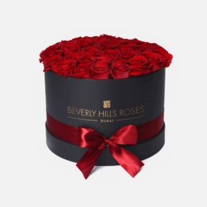 Rose Box "Hollywood" in Medium Black Rose Box