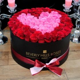 Flowers Bouquet Dubai - Red & Pink Roses in 'Passion'