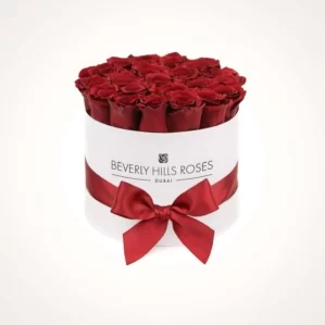 Red Rose Bouquet "Hollywood" in Small White Box