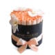 Roses for Delivery " Peach & Orchid" in Medium Black Box