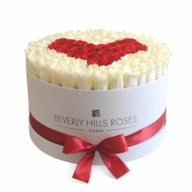 Buy Red Roses "Pure Love 02" in Large White Box