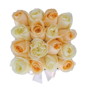 Online Flower Delivery in Dubai " Pretty Woman" in small white square box