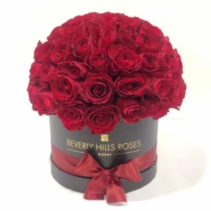Red Rose Bouquet small dome