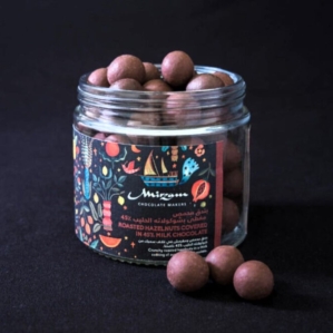Mirzam Milk Chocolate Coated Roasted Hazelnuts Jar