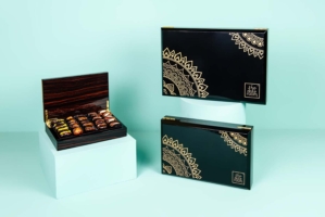 Chocolate Dates Gift Boxes - The Date Room Mixed Stuffed Dates in Arabian Wooden Box