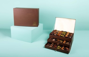 Dates Chocolates Abu Dhabi - The Date Room Mixed Stuffed Dates in Drawer Box