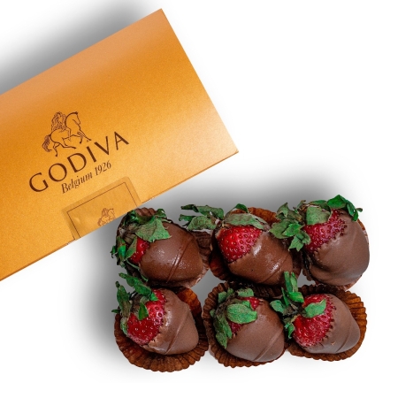 Godiva Chocolate Dipped Strawberries 6pcs