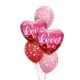 I Love You va lentines Balloon Bouquet