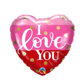 I Love You valentines Balloon