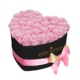 Baby Pink roses in sweetheart Box