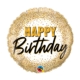 Birthday Gold Helium balloon