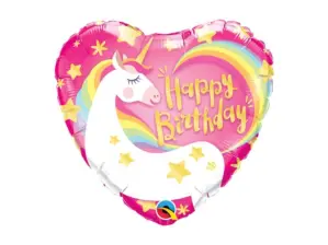 Magical Unicorn Happy Birthday Balloon