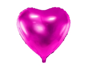 Dark Pink Heart foil Balloon