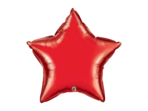 Red Star foil Balloon