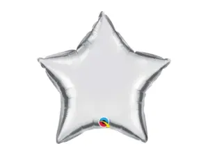 Silver Star Foil Balloon