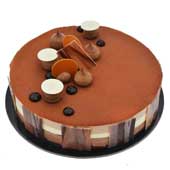 Trio Chocolate Cake