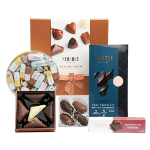 Neuhaus Chocolates Gift Basket Medium Open