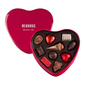 Neuhaus Chocolates Red Heart Metal Box
