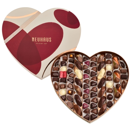 Neuhaus Chocolates VIP Valentine Majestic Heart Box Open