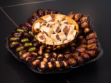 Dates & Maamoul in Metal Leaves Tray