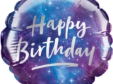 Happy Birthday Galaxy Balloon