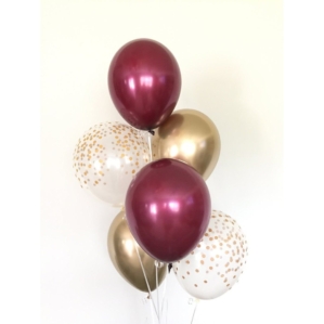 Send Burgundy Balloons Bouquet
