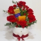 Red Roses With Godiva Chocolates Gift Hamper