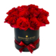 Red Roses Mini Globe In Black Box