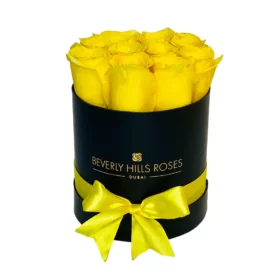 Yellow Roses Mini Black Box