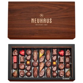 Neuhaus Milk Chocolates Wooden Box