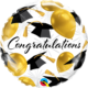 Congratulations grad gold balloon