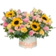 Pastel Roses & Sunflowers Box 1