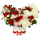 Hydrangeas Carnations & Spray Roses Flower Box 1