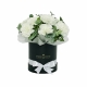 10 White Carnations in Snowfall Petite Box